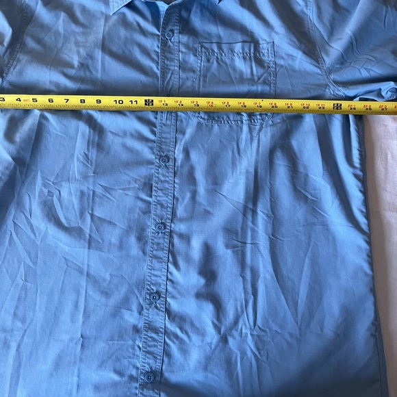 LL Bean Fishing/Outdoor Shirt XL Tall Long Sleeve Button Up Light Blue Hiking - Picture 5 of 8
